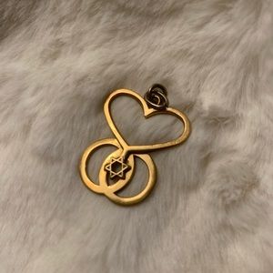 D&C 14K Gold Vintage Marriage Pendant